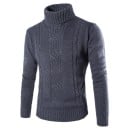 Pulover bărbătesc cu guler F21 1
