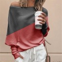 Pulover bicolor pentru femei B54 4