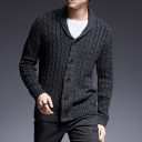 Pulover cu nasturi pentru bărbați F217 1