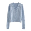 Pulover cu nasturi pentru femei A2128 4
