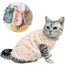 Pulover de toamnă și iarnă pentru pisici cu greutatea de 2,5–3,5 kg M Pulover călduros din fibră moale Îmbrăcăminte călduroasă pentru iarnă 1