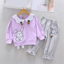 Pulover și pantaloni pentru fete L1358 1