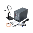 Pulsacyjna spawarka punktowa z cyfrowym wyświetlaczem 50-600 A 100 W 220 V 28 x 15,5 x 23,5 cm szara do lutowania biżuterii i uzupełnień dentystycznych 3