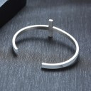 Pulseira aberta cruz 3