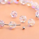 Pulseira aberta feminina com bolas P175 5