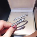 Pulseira aberta feminina com pedras H184 2