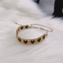 Pulseira ajustável de contas para senhora H255 1