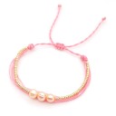 Pulseira ajustável feminina com bolas H176 8