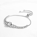 Pulseira ajustável feminina com bolas 3