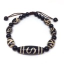 Pulseira ajustável feminina com contas H150 7