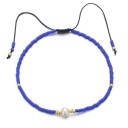 Pulseira ajustável feminina com pérola 5