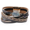 Pulseira boho feminina de várias camadas 4