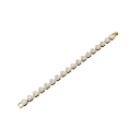 Pulseira brilhante 20 cm Pulseira feminina brilhante de moda em liga de zinco Acessório elegante para festas e presente para mulheres 2