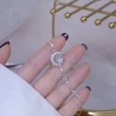 Pulseira brilhante feminina com lua 3