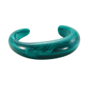 Pulseira de acrílico para senhora 6 cm forma geométrica design aberto moderno para uso diário 5