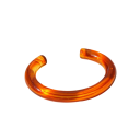 Pulseira de acrílico para senhora com 6 cm de largura, forma geométrica, aberta, espessura de 1,15 cm, design moderno para uso diário 5