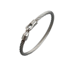 Pulseira de arame em aço inoxidável 62 mm à prova de água joia moderna unissexo para uso diário design minimalista 3