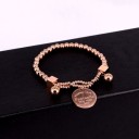 Pulseira de bolas feminina H253 3