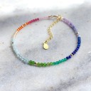 Pulseira de contas colorida para senhora 2