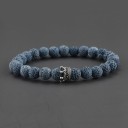 Pulseira de contas feminina com coroa 2