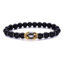 Pulseira de contas masculina H267 2