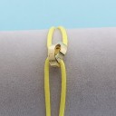 Pulseira de cordão com círculos interligados 3