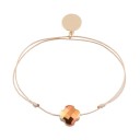 Pulseira de cordão com pedra 11