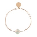 Pulseira de cordão com pedra 12