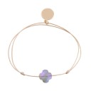 Pulseira de cordão com pedra 9