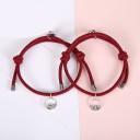 Pulseira de cordão magnético para casais 2 pcs 11