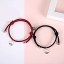 Pulseira de cordão magnético para casais 2 pcs 1