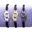 Pulseira de cordão para senhora com ganchos 1