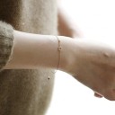 Pulseira de corrente feminina com ferradura 2