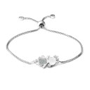 Pulseira de corrente feminina família 3