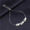 Pulseira de corrente feminina família 9