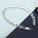 Pulseira de corrente maciça para senhora 1