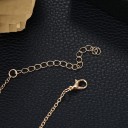 Pulseira de corrente para senhora com letra 4