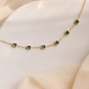 Pulseira de corrente para senhora com pedras H158 8