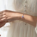 Pulseira de corrente para senhora com pedras H164 4