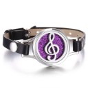 Pulseira de couro feminina 14