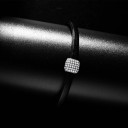 Pulseira de couro feminina com pérola 4