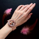 Pulseira de couro feminina H484 4