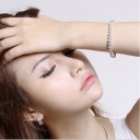 Pulseira de cristal feminino com zircões J545 5