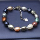 Pulseira de pérolas para senhora P203 2