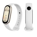 Pulseira de relógio 22 cm para Xiaomi Mi Band 9 Smart Mi Band 9 Mi Band 8 Mi Band 8 NFC Pulseira de silicone desportiva de substituição Pulseira à prova de água para Miband 8–9 5