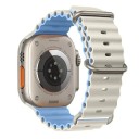 Pulseira de silicone 38 mm 40 mm 41 mm para Apple Watch Pulseira à prova de água com fivela de titânio Laço ajustável e fecho 18
