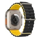 Pulseira de silicone 38 mm 40 mm 41 mm para Apple Watch Pulseira à prova de água com fivela de titânio Laço ajustável e fecho 19