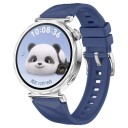 Pulseira de silicone de 22 mm para Huawei Watch com fecho metálico seguro Pulseira macia e respirável resistente compatível com vários 11