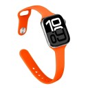 Pulseira de silicone fina para Apple Watch 42 mm 44 mm 45 mm 46 mm 49 mm Leve respirável macia desportiva compatível com vários 35