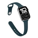 Pulseira de silicone fina para Apple Watch S10 42 mm e 38 mm 40 mm 41 mm Leve respirável suave faixa de substituição compatível com vários modelos para desporto e uso diário 27